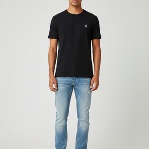 Ralph Lauren Black Crew Neck Tee
